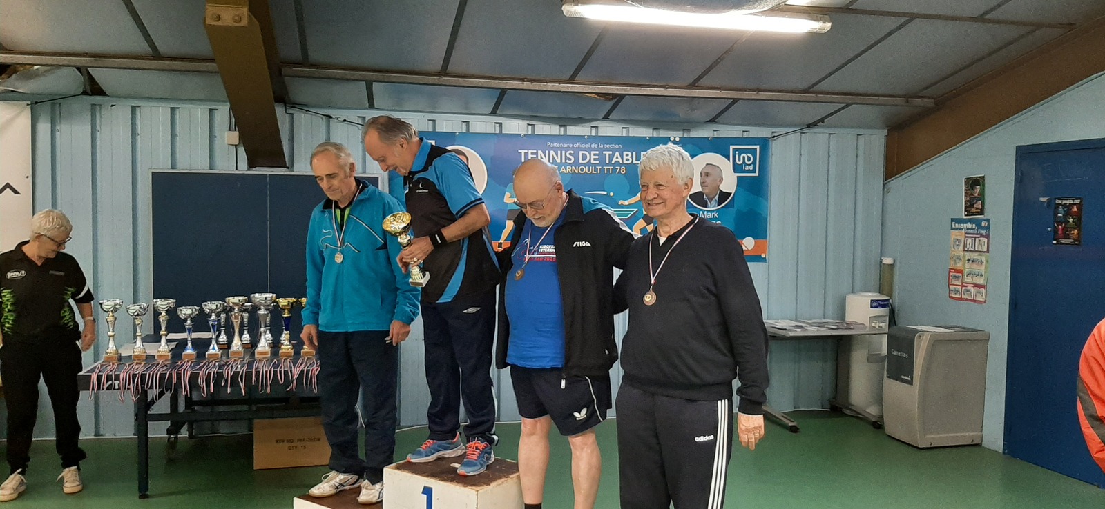 Pierre Danielsky champion des Yvelines vétérans +75 ans