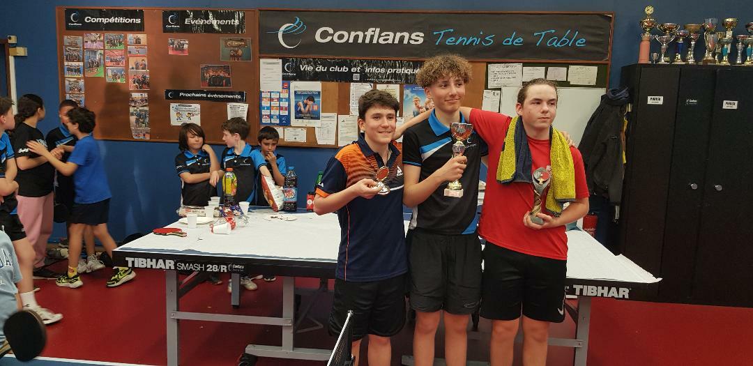 Léo Broquet jeune champion conflanais 2026 comme en 2025