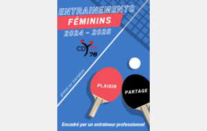 Entraînements féminins départementaux