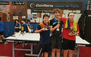 Léo Broquet jeune champion conflanais 2026 comme en 2025