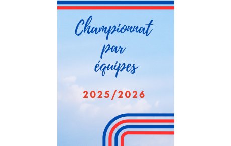 Les poules phase 2 du championnat de France par équipes sont connues