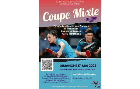 Coupe mixte le dimanche 17 mai à Maurepas